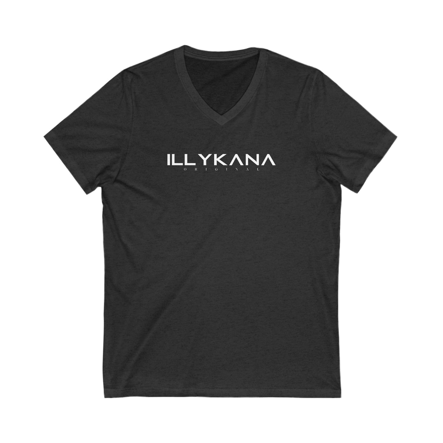 Illykana Original V-Neck Tee (WhiteText)