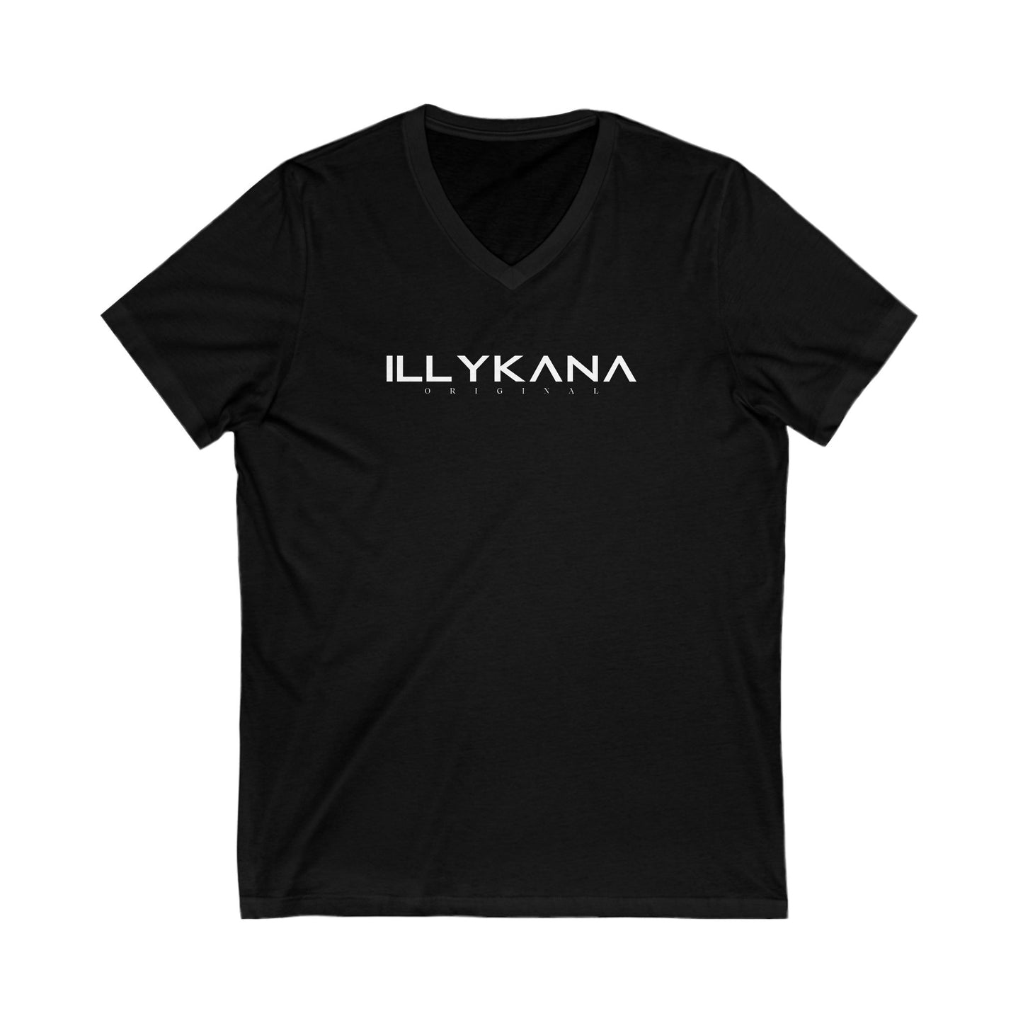 Illykana Original V-Neck Tee (WhiteText)
