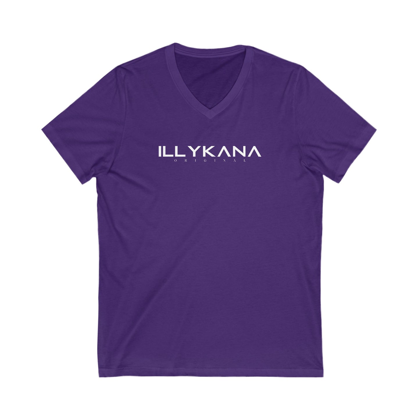 Illykana Original V-Neck Tee (WhiteText)